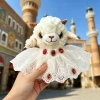 Xinjiang little sheep dolls, small pendants, plush toys, cultural and creative little sheep bags, hanging decorations, tourist souvenirs details Picture
